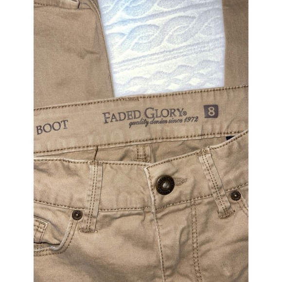 Women’s Faded Glory Khaki Colored Jeans 🤎 - Picture 10 of 11